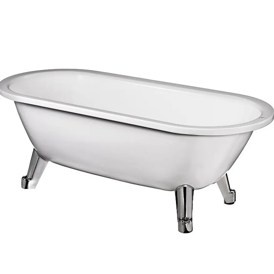Tassuamme GBG 6316 ilman jalkoja, 186l, 1580x680mm, valkoinen