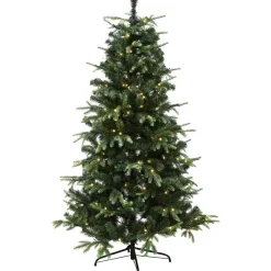 Tekojoulukuusi Nordic Winter Viga, 200cm, PE/PVC, LED-valoilla