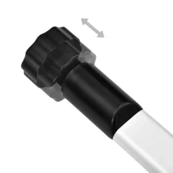 Teleskooppinen vaatekaappijärjestelmä hyllyillä alumiini, 70cm