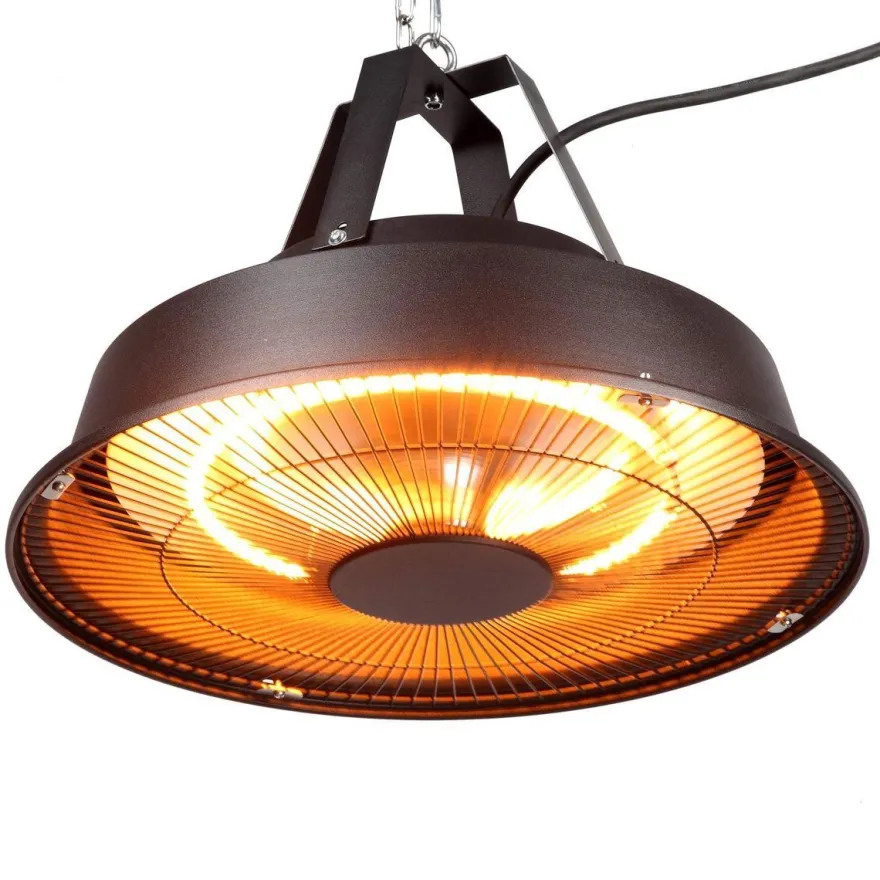 Terassilämmitin Fornorth kattoon 1500W, musta