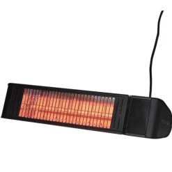 Terassilämmitin HEAT1 Eco Pro-line, 660-2000W, BT, kaukosäädin, musta