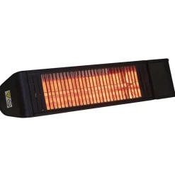 Terassilämmitin HEAT1 Eco Pro-line, 660-2000W, BT, kaukosäädin, musta