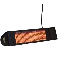 Terassilämmitin HEAT1 Eco Pro-line, 660-2000W, BT, kaukosäädin, musta