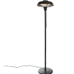 Terassilämmitin Hortus, lattiamalli, 900/1200W, HA, musta