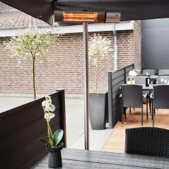 Terassilämmitin Hortus, lattiamalli, 500/1000/1500W, RGT, kaukosäädin, eri värejä