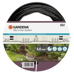 Tihkuletku Gardena Micro-Drip, kasvirivin kasteluun, Ø4.6mm 15m