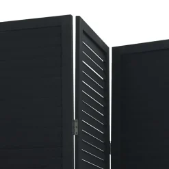 Tilanjakaja musta täysi keisaripuu, 3-6 paneelilla, eri kokoja (31794)