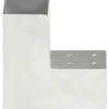 Tolppaliittimet 4kpl, L-muoto, galvanoitu metalli, 81x81mm