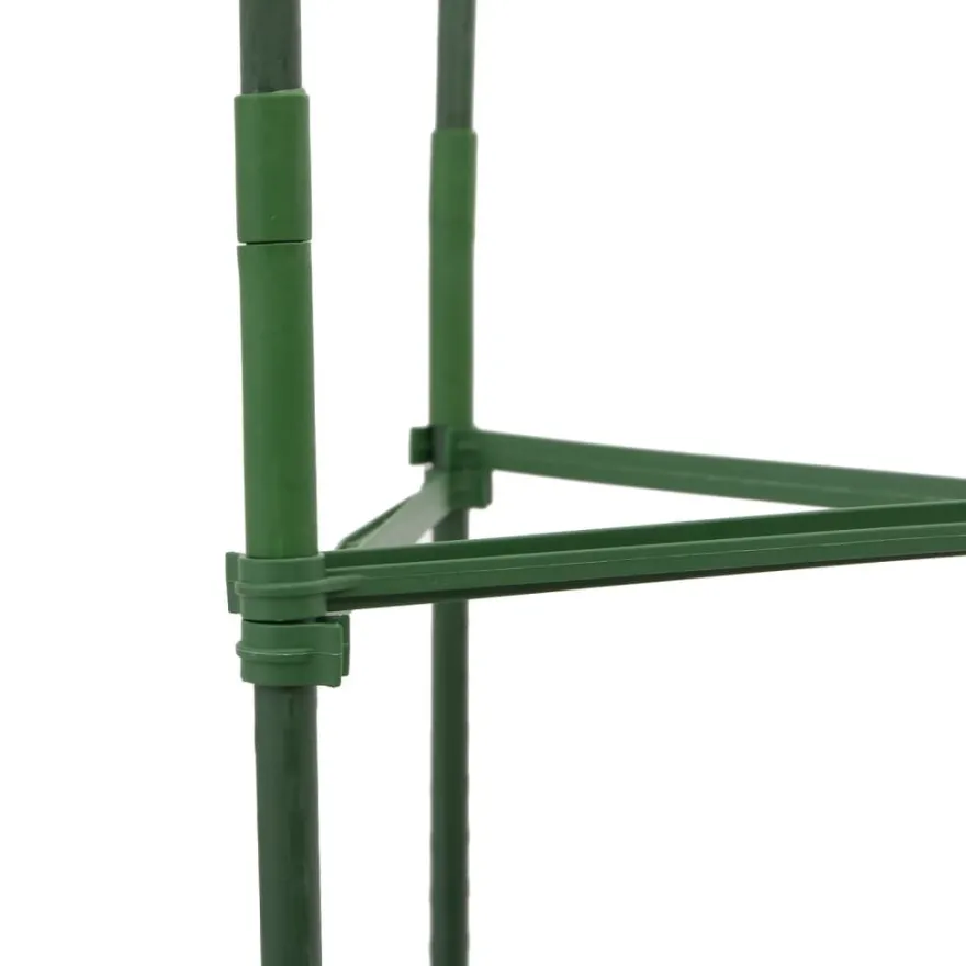Tomaattihäkki kasvipussilla 8 kpl 116 cm teräs ja PP (81492)