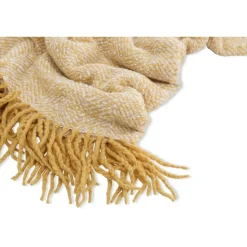 Torkkupeitto Venture Home Toby, 130x170cm, keltainen