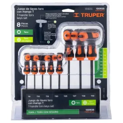 TORX-avainsetti Truper, T9–T40, 8 kpl