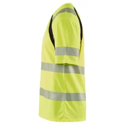 T-paita Blåkläder 3397 Highvis, huomiokeltainen/musta