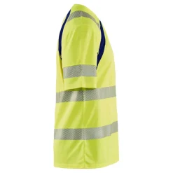 T-paita Blåkläder 3397 Highvis, huomiokeltainen/sininen