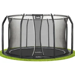 Trampoliini Salta Royal Baseground, Ø366cm, musta, sis. turvaverkko