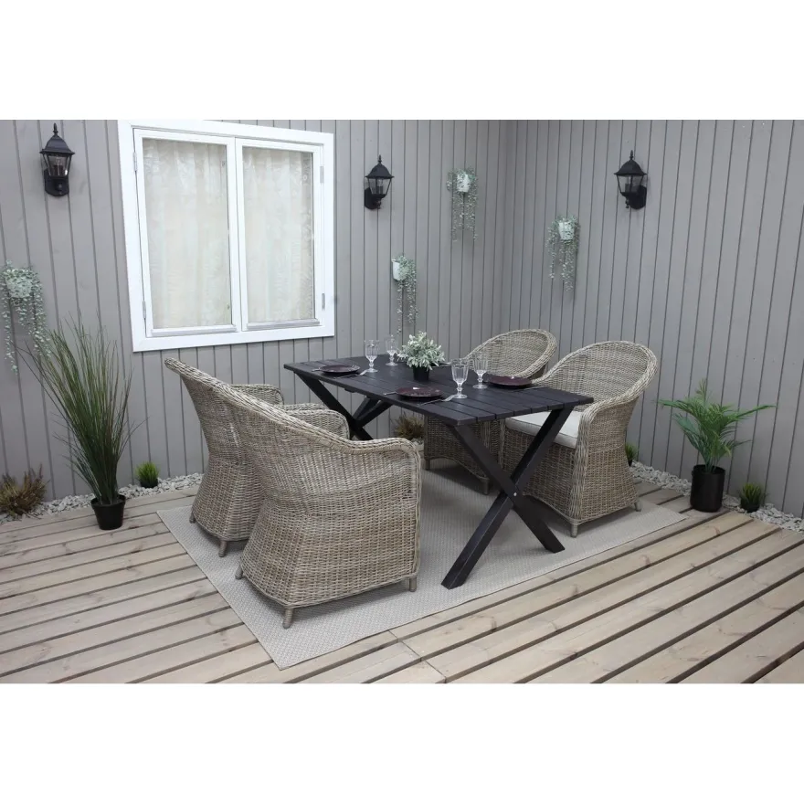 Tuoli Baltic Garden Daisy, 2kpl, polyrottinki