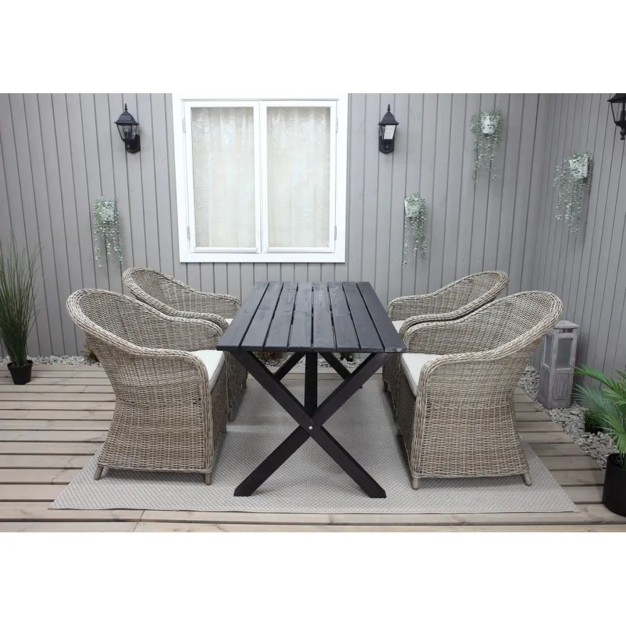 Tuoli Baltic Garden Daisy, 2kpl, polyrottinki