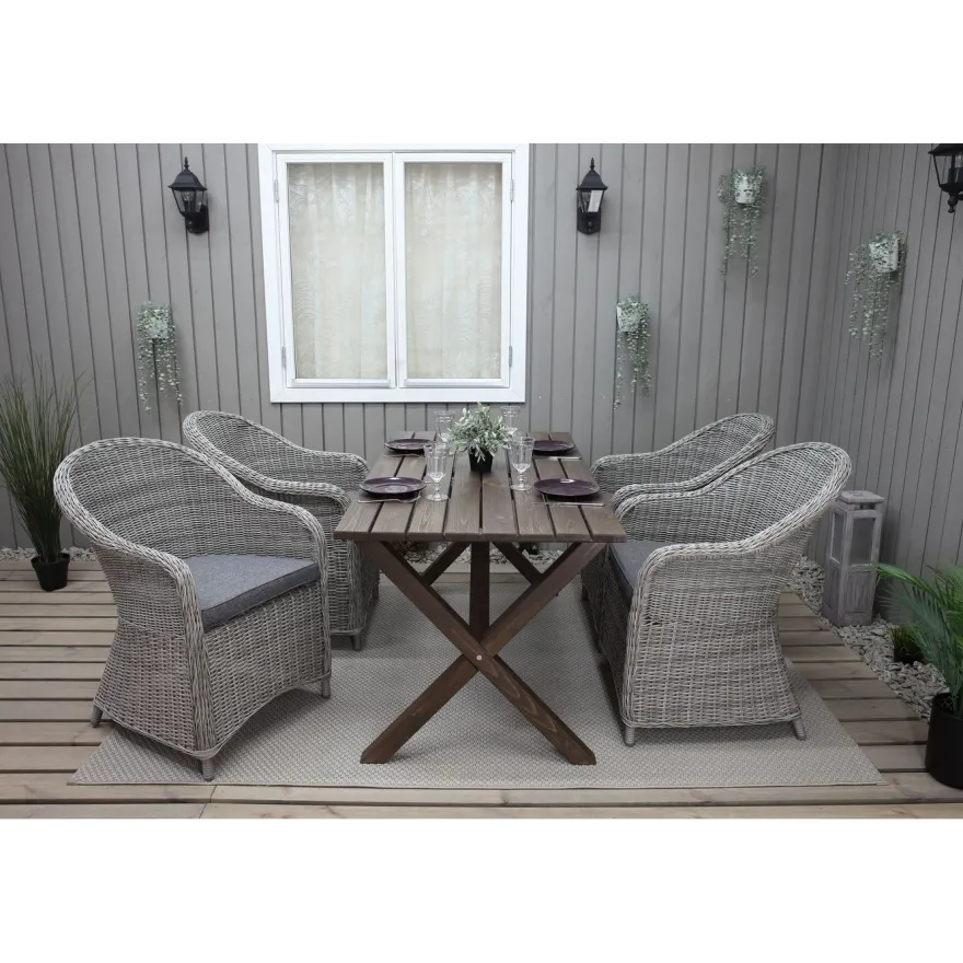 Tuoli Baltic Garden Daisy, 2kpl, polyrottinki
