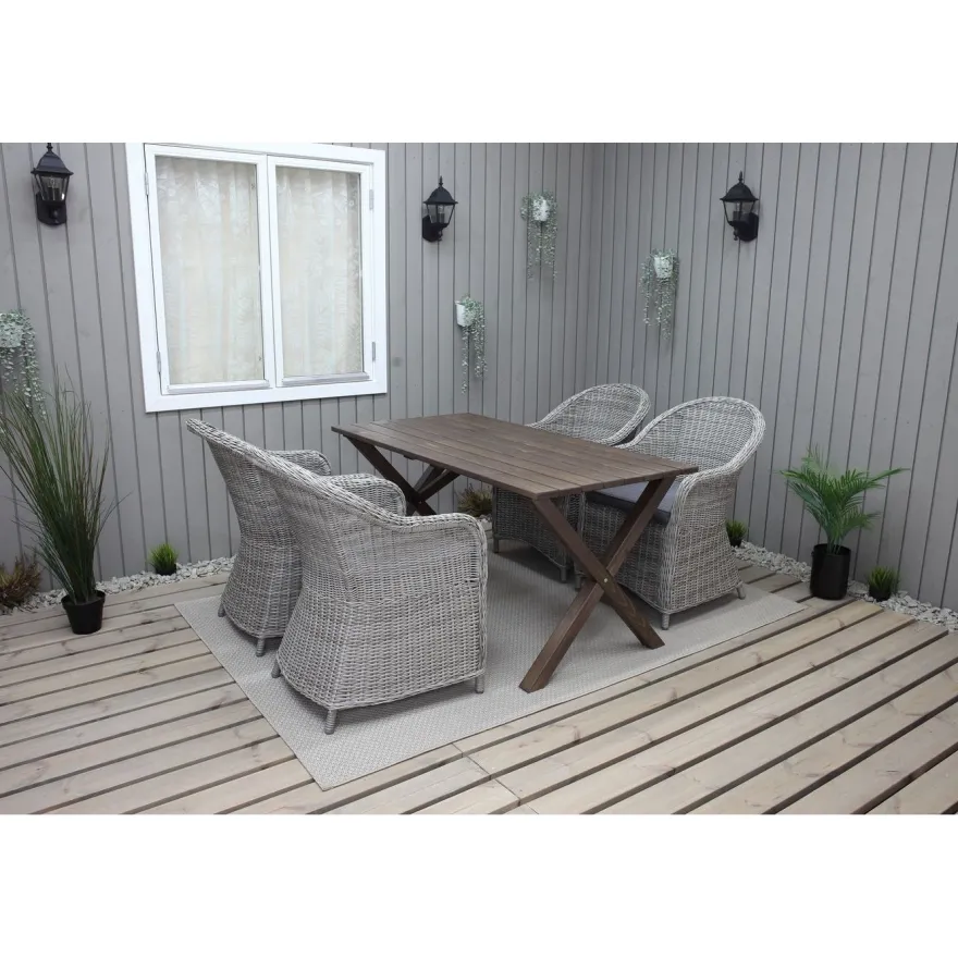 Tuoli Baltic Garden Daisy, 2kpl, polyrottinki