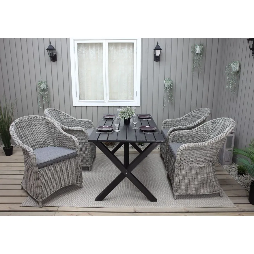 Tuoli Baltic Garden Daisy, 2kpl, polyrottinki