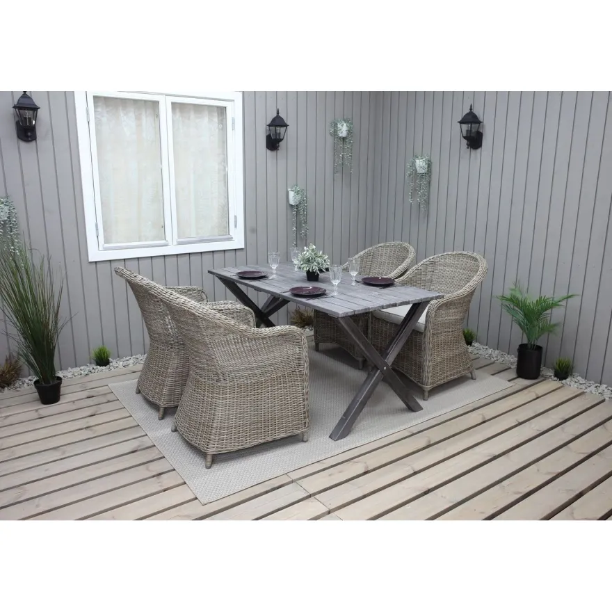 Tuoli Baltic Garden Daisy, 2kpl, polyrottinki