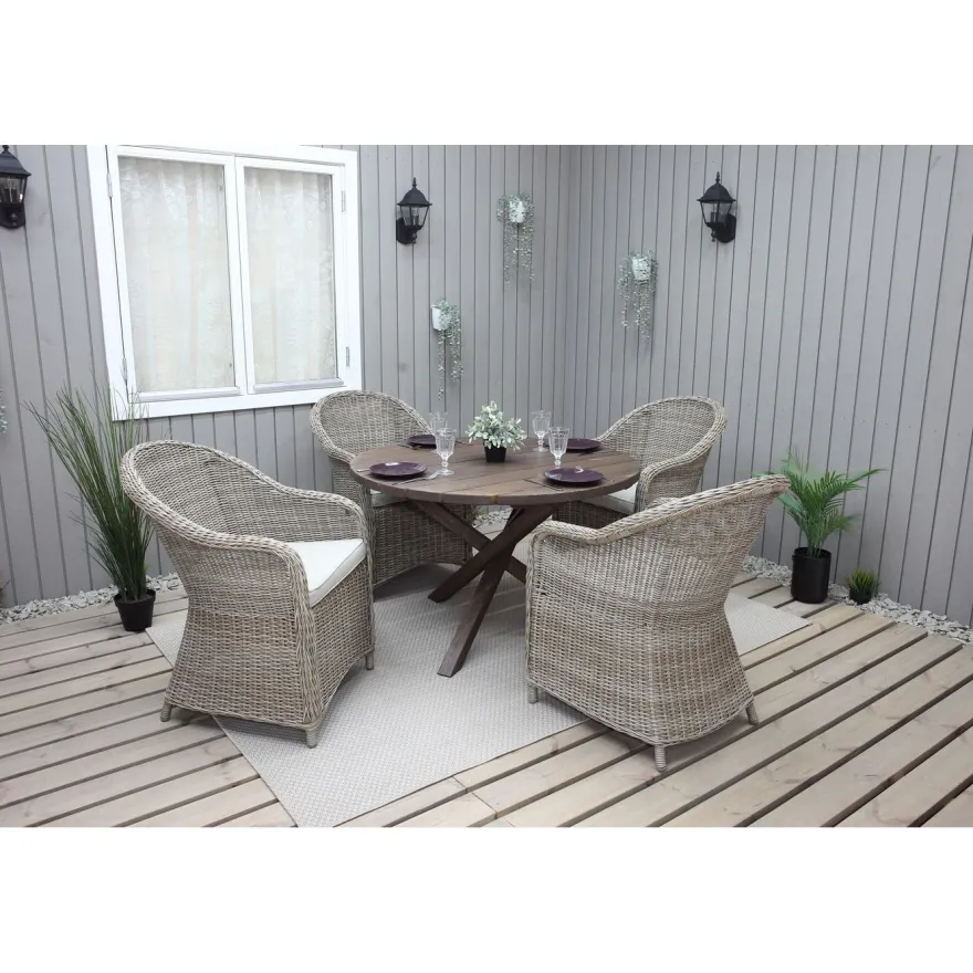 Tuoli Baltic Garden Daisy, 2kpl, polyrottinki