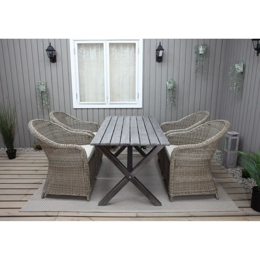 Tuoli Baltic Garden Daisy, 2kpl, polyrottinki