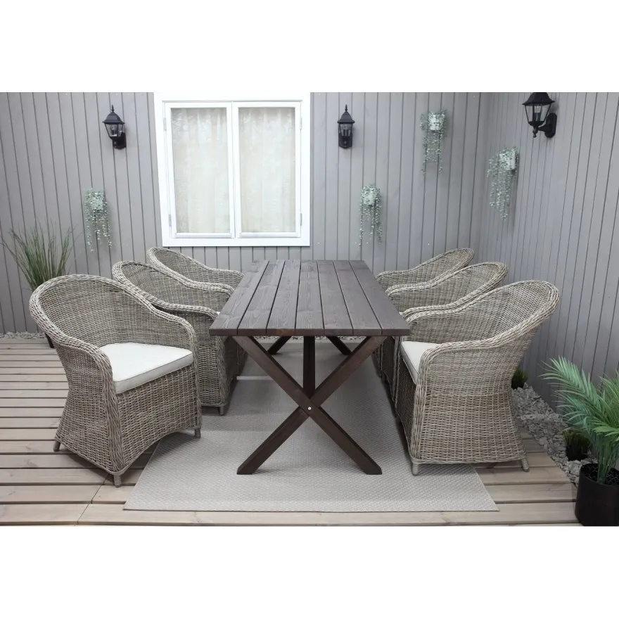 Tuoli Baltic Garden Daisy, 2kpl, polyrottinki
