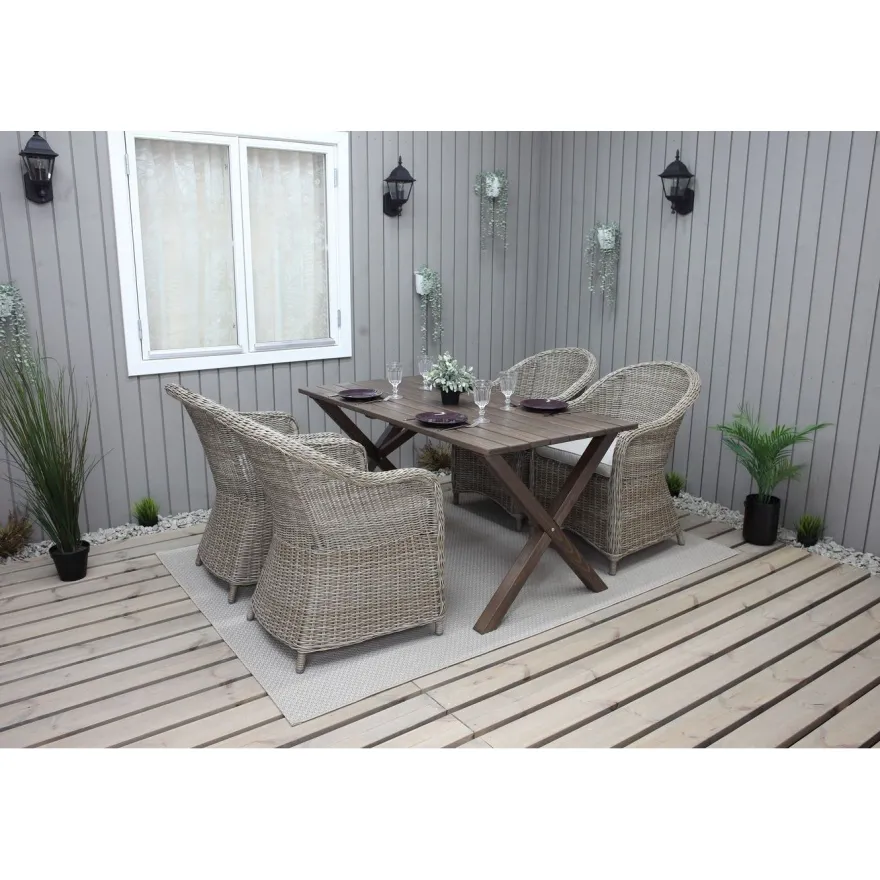 Tuoli Baltic Garden Daisy, 2kpl, polyrottinki