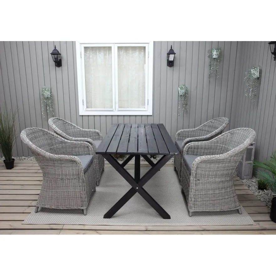 Tuoli Baltic Garden Daisy, 2kpl, polyrottinki