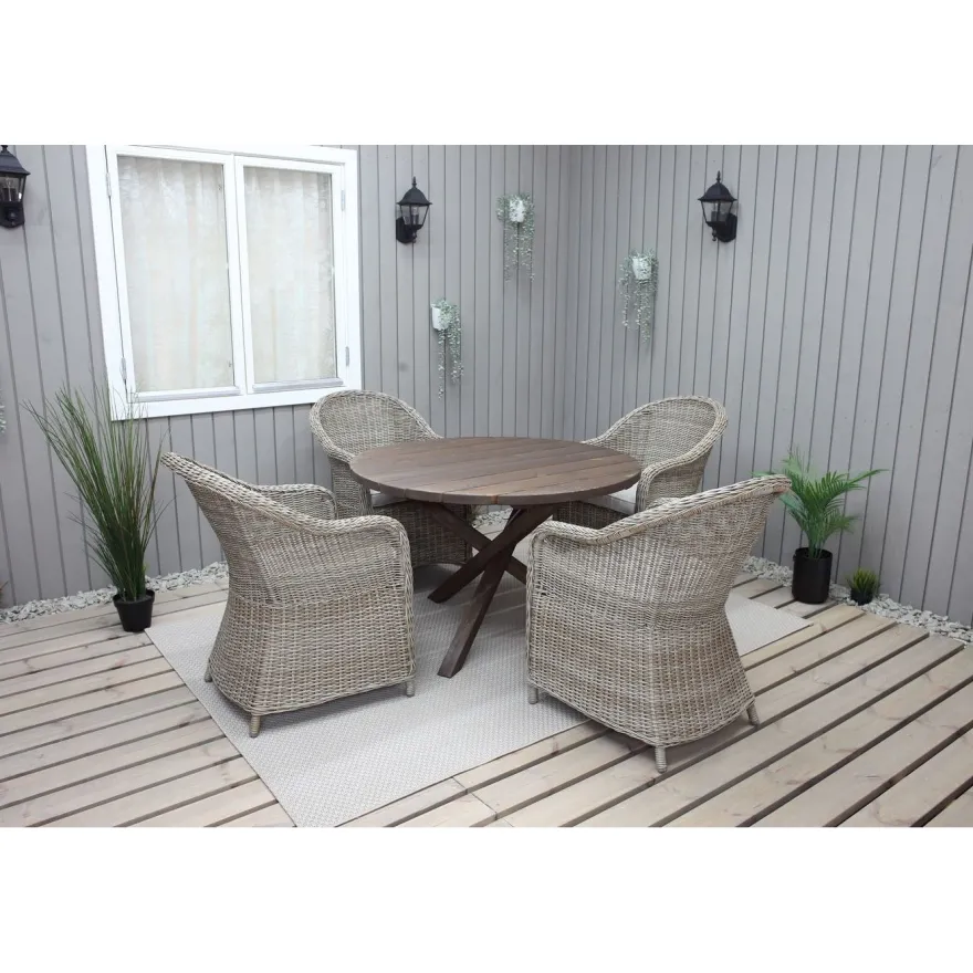 Tuoli Baltic Garden Daisy, 2kpl, polyrottinki