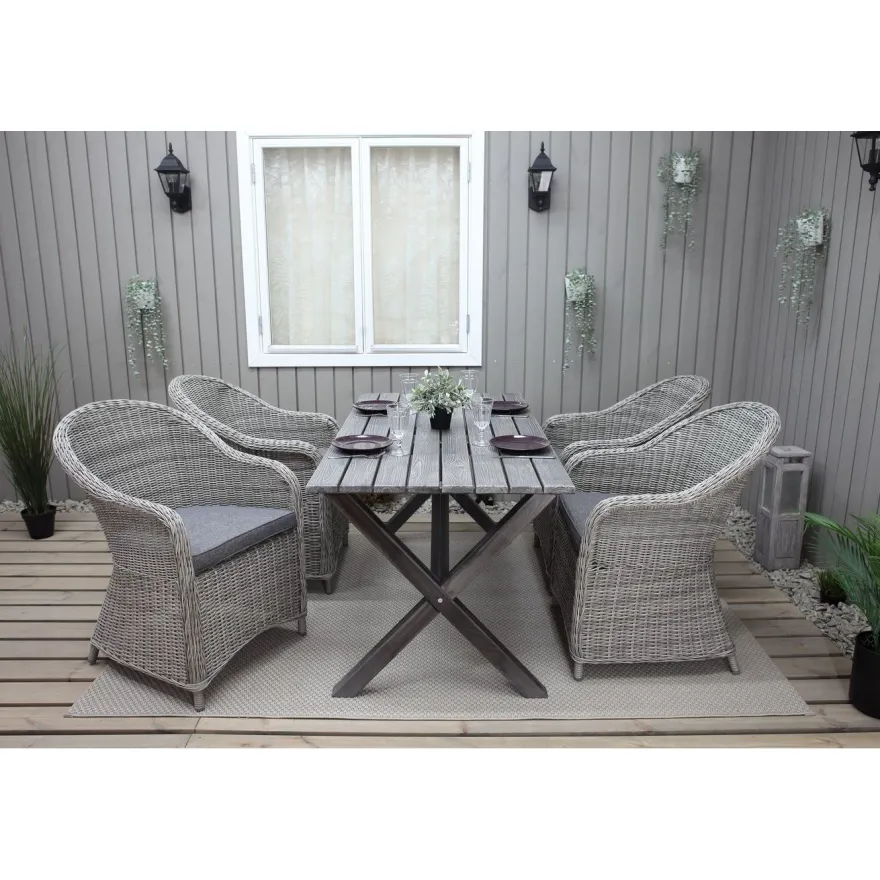 Tuoli Baltic Garden Daisy, 2kpl, polyrottinki