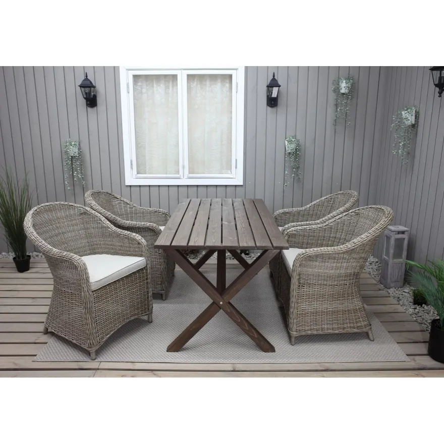 Tuoli Baltic Garden Daisy, 2kpl, polyrottinki