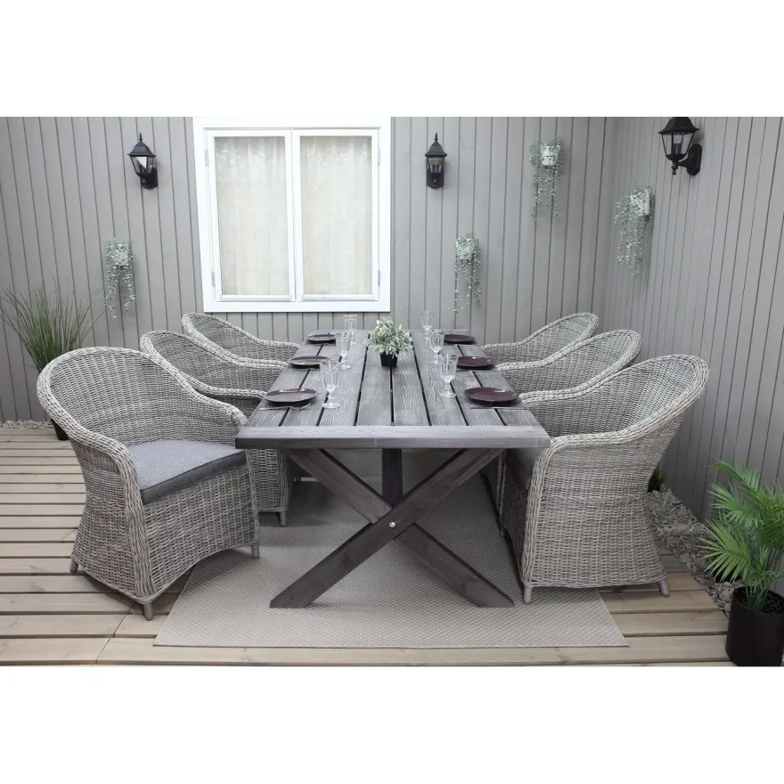 Tuoli Baltic Garden Daisy, 2kpl, polyrottinki