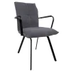 Tuoli Home4You Eddy 59x56x89cm, harmaa