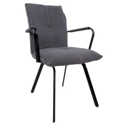 Tuoli Home4You Eddy 59x56x89cm, harmaa