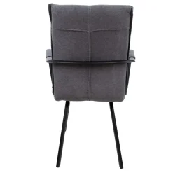 Tuoli Home4You Eddy 59x56x89cm, harmaa