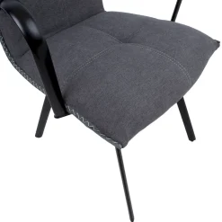 Tuoli Home4You Eddy 59x56x89cm, harmaa