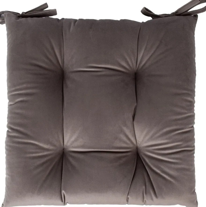 Tuolin pehmuste sametti Home4You NEW 40x40 cm, taupe, beige
