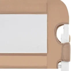 Turvalaita sänkyyn taupe 180x42 cm polyesteri