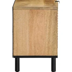 TV-kaappi Ruskea 80x31,5x46 cm Massiivipuu Mango (17735)