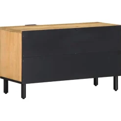 TV-kaappi Ruskea 80x31,5x46 cm Massiivipuu Mango (17735)