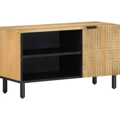 TV-kaappi Ruskea 80x31,5x46 cm Massiivipuu Mango (17735)