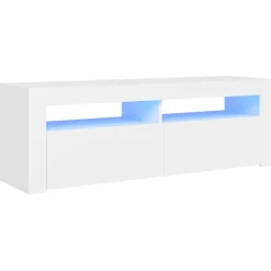 TV-kaappi/taso LED-valoilla, 120x35x40 cm, eri värejä (09085)
