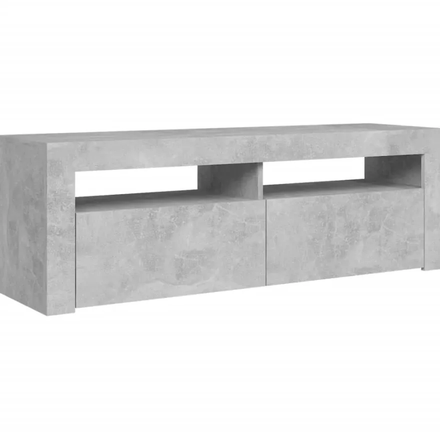TV-kaappi/taso LED-valoilla, 120x35x40 cm, eri värejä (09085)