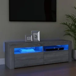 TV-kaappi/taso LED-valoilla, 120x35x40 cm, eri värejä (09085)