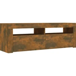 TV-kaappi/taso LED-valoilla, 120x35x40 cm, eri värejä (09085)