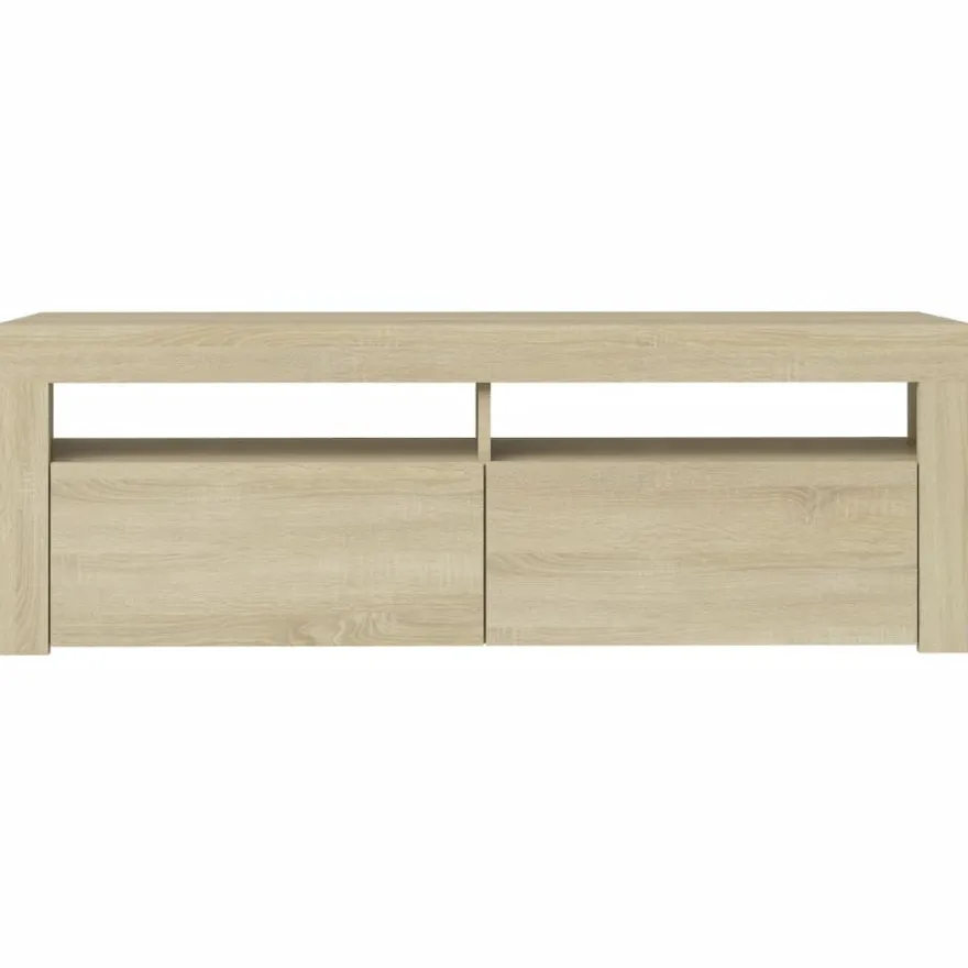 TV-kaappi/taso LED-valoilla, 120x35x40 cm, eri värejä (09085)