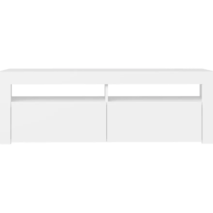 TV-kaappi/taso LED-valoilla, 120x35x40 cm, eri värejä (09085)