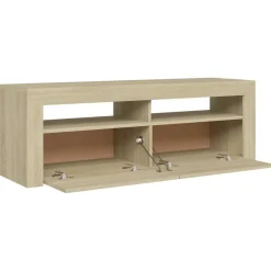 TV-kaappi/taso LED-valoilla, 120x35x40 cm, eri värejä (09085)