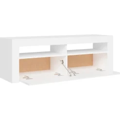 TV-kaappi/taso LED-valoilla, 120x35x40 cm, eri värejä (09085)